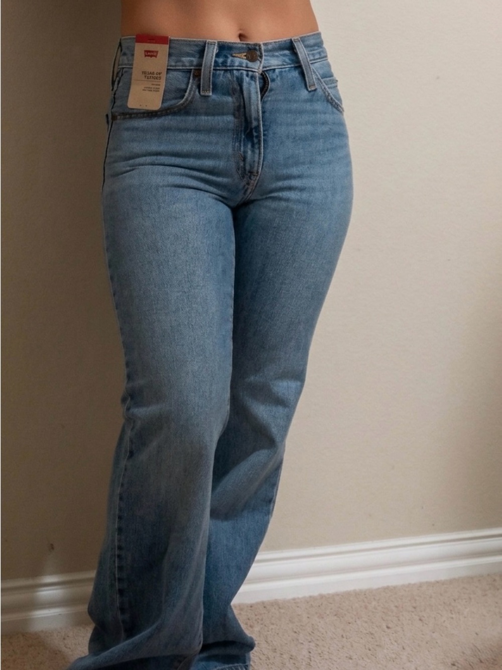 Levi's Light Blue Flare Jeans